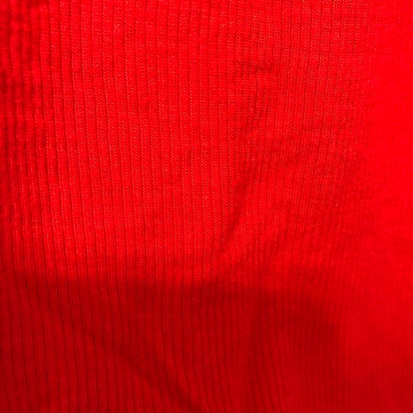 GARAGE Red off the shoulder shirt - Picture 4 of 5